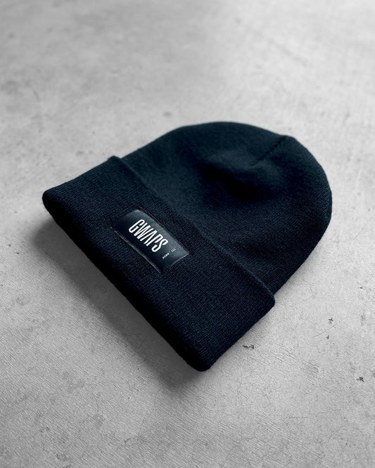 GWAPS LOGO LABEL CUFFED BEANIE