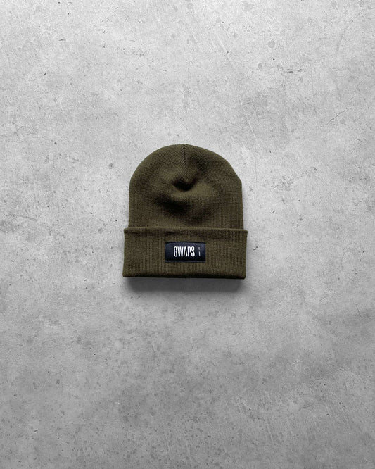 GWAPS LOGO LABEL CUFFED BEANIE