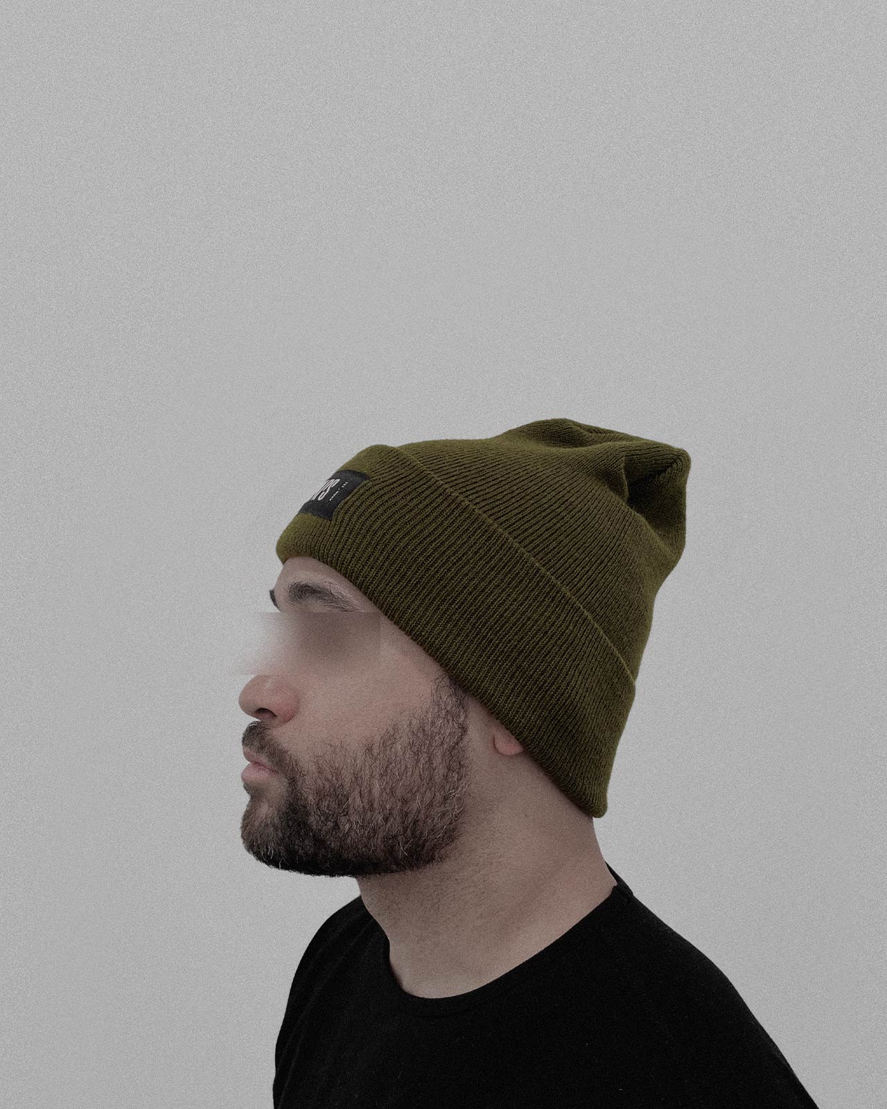 GWAPS LOGO LABEL CUFFED BEANIE