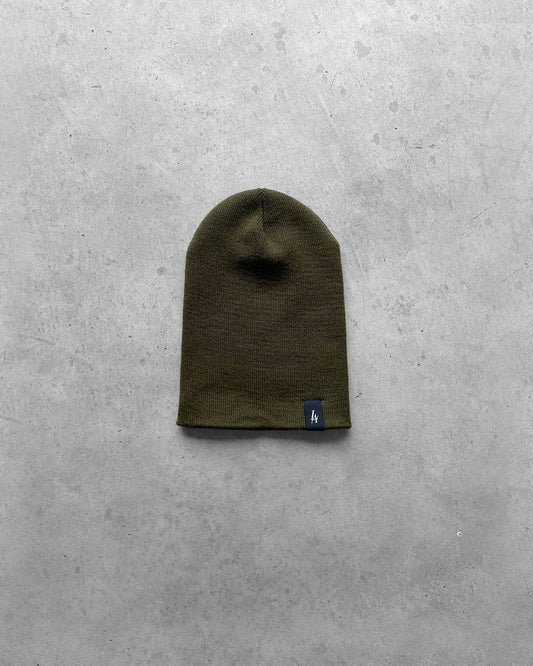 LA LABEL HOOD BEANIE