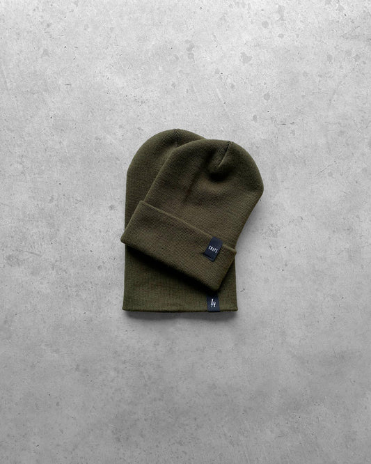 LA LABEL HOOD BEANIE